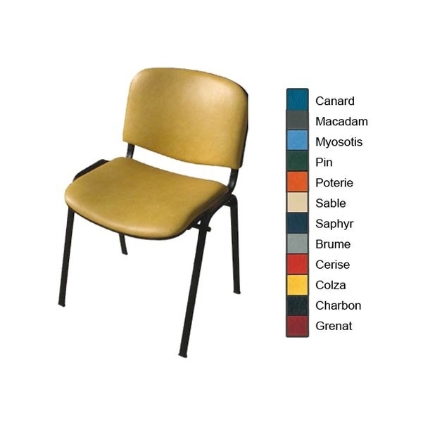 Chaise Cluny finition tissu enduit M2