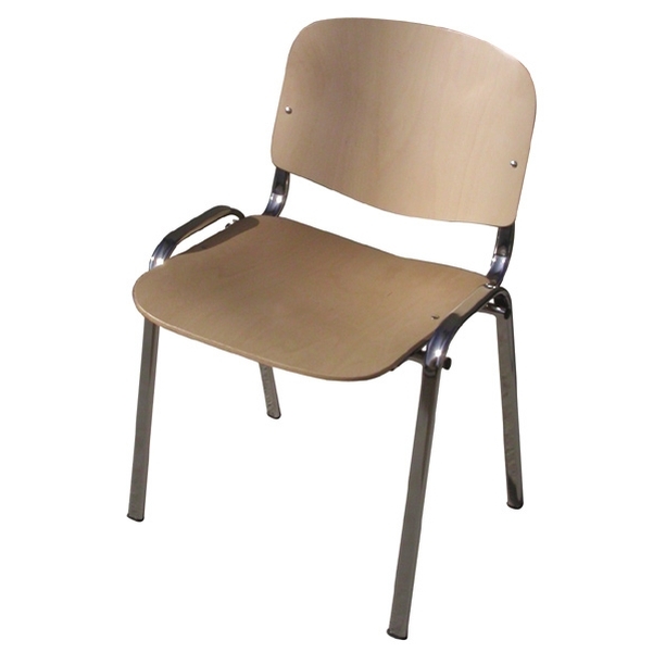 Chaise Cluny finition bois