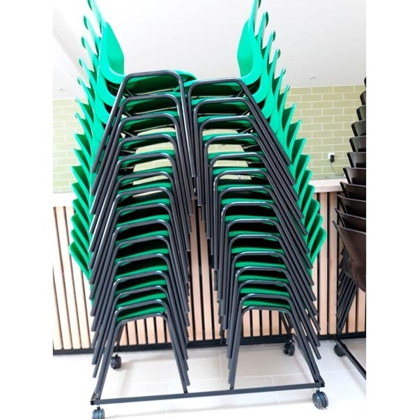 Chariot de stockage pour chaises Kaline et Hélène - Vignette 2