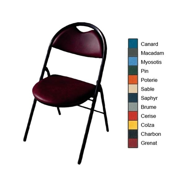 Chaise Florence finition tissu enduit M2