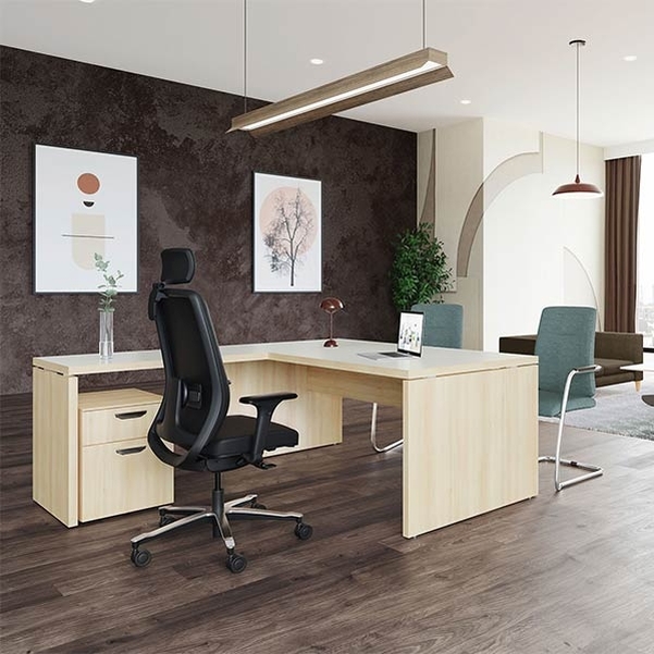 Retour pour bureau Xénion ép.25mm - L.100cm