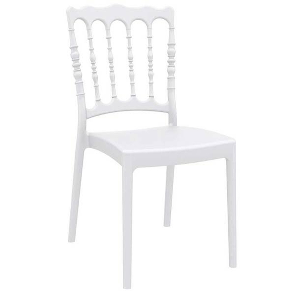 Chaise Napoléon polypro blanche