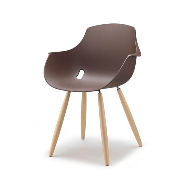 Chaise Goa pieds bois - Vignette 3