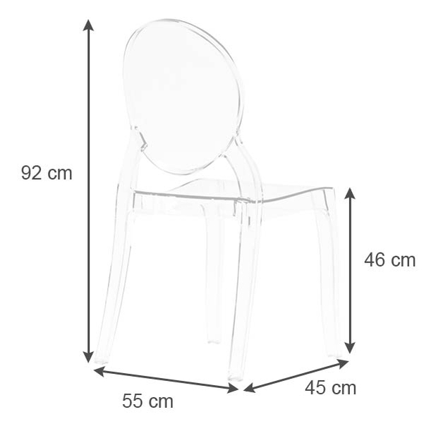 Chaise Médaillon Crystal - Vignette 5