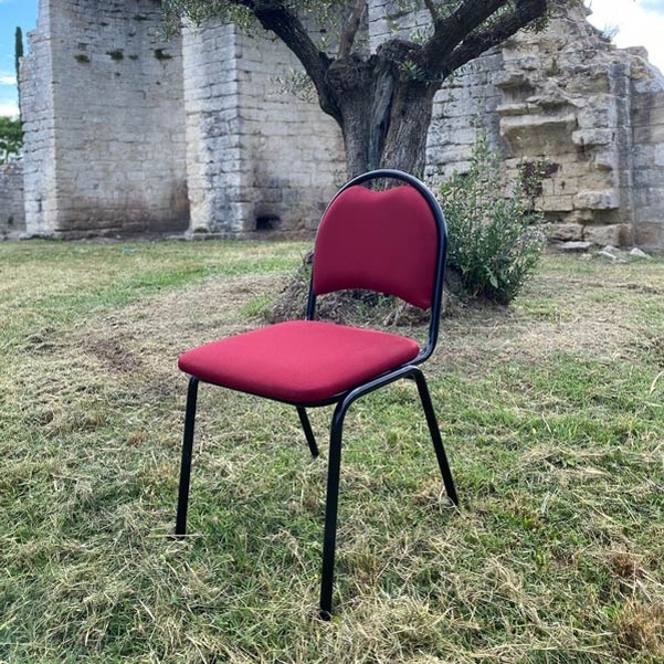 Chaise Flore tissu M1 - Vignette 4