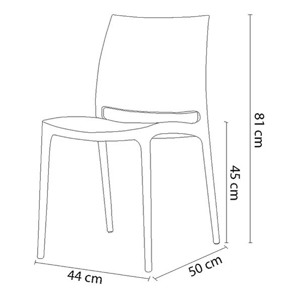 Chaise Monobloc Maya - Vignette 4