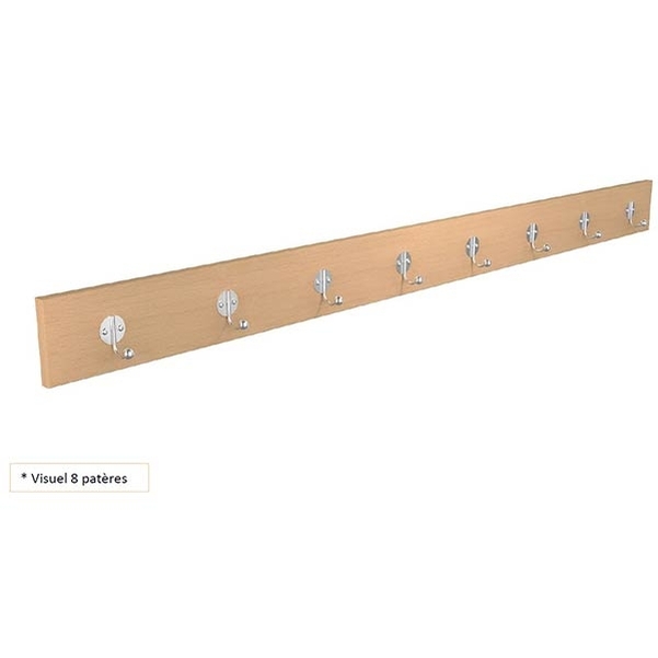 Lisse 10 patères métalliques