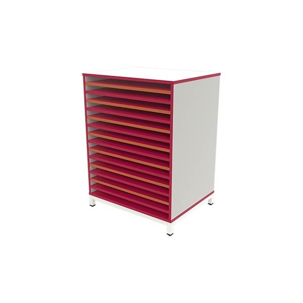 Meuble à dessins - 1 colonne avec 15 cases