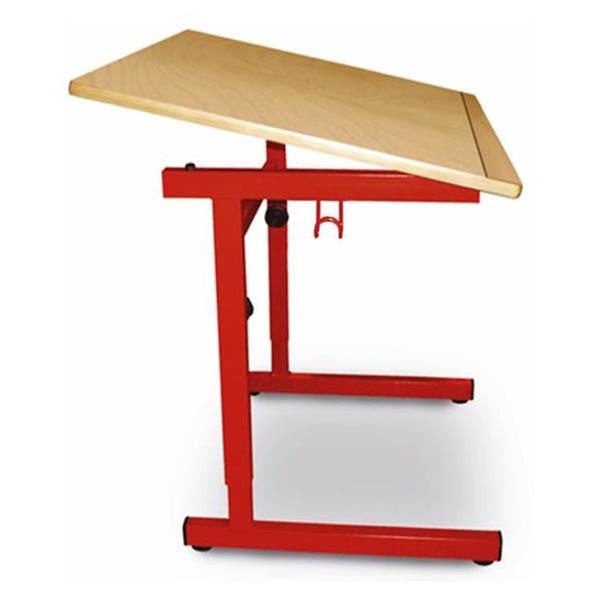 Table PMR monoplace réglable en hauteur T4 à T7 - 100x65 cm