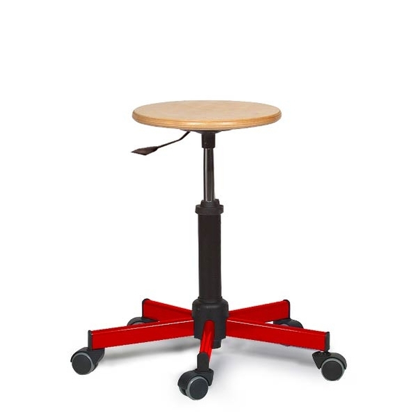 Tabouret Technique Ana réglable en hauteur sur roulettes