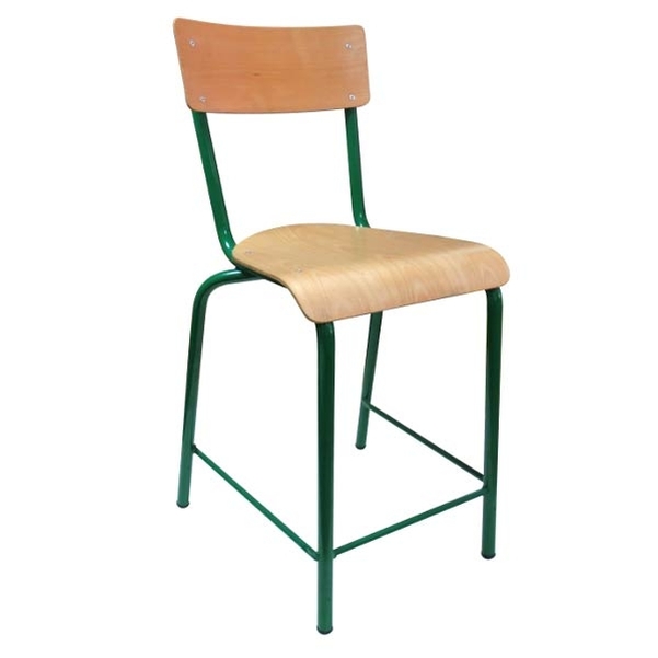 Chaise Haute Et Dossier En Applique Avec Repose pieds