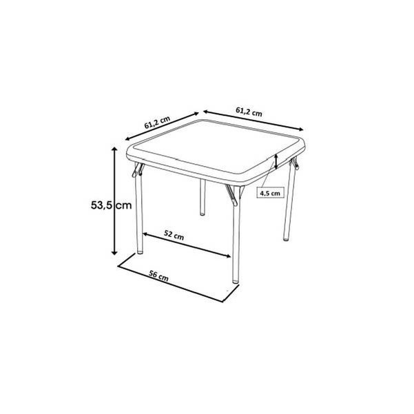 Table Lifetime Enfant - 61x61 cm - Vignette 5