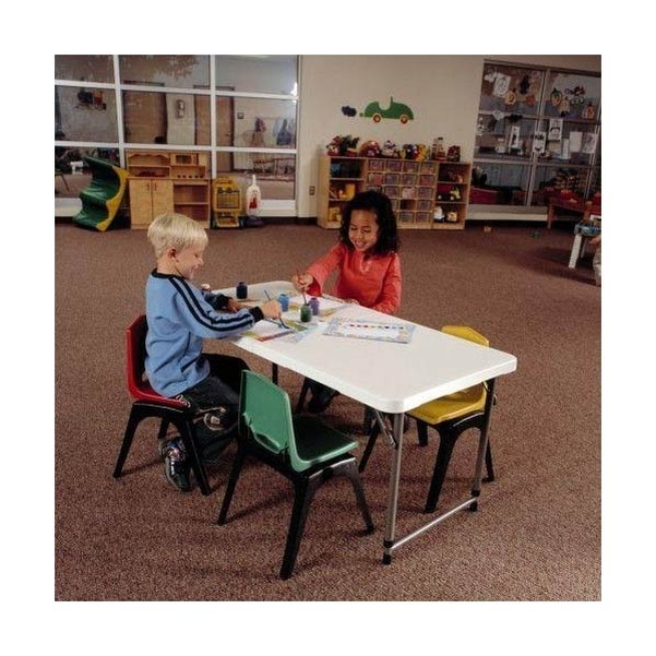 Table Lifetime Valise pour enfants Réglable en hauteur - 122x61 cm - Vignette 2
