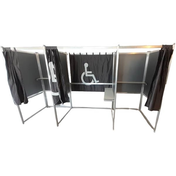 COMBO Isoloirs MULTIFLEX : 2 cases   1 PMR