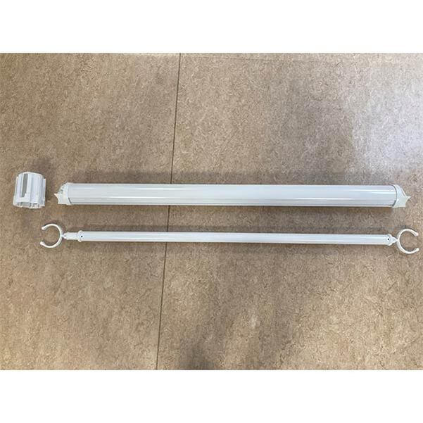 Roll Up toile blanche pour poteaux - Vignette 2