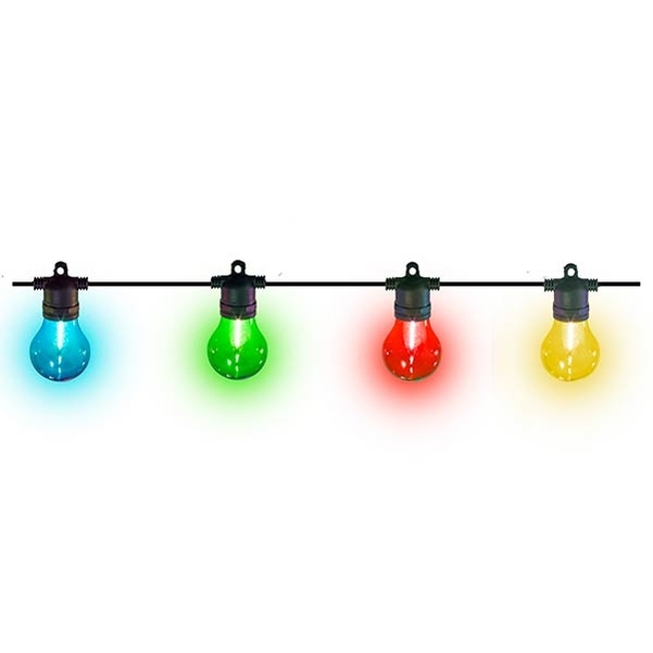 Guirlande MONMARTRE animée L 5M - LED Blanc Chaud 36V