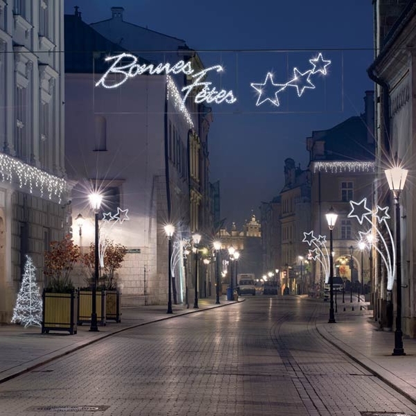 Voûte Bonnes Fêtes pour traversée de rue L.4m - Vignette 2