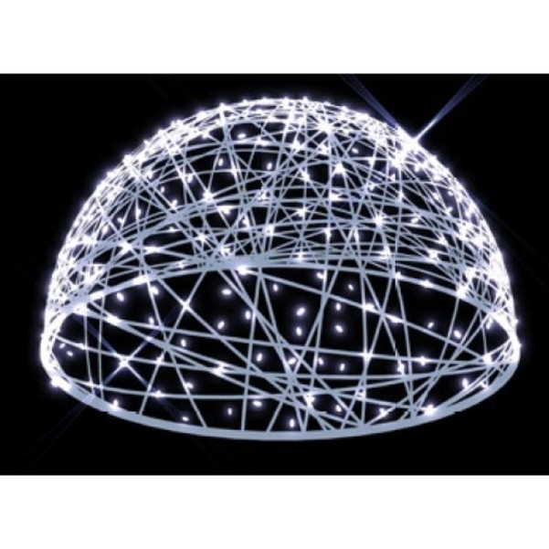 Demi-sphère 3D lumineuse pétillante diam.40cm