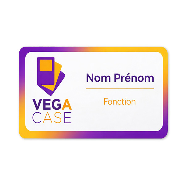 Badge Nominatif - Papier Indéchirable 230g