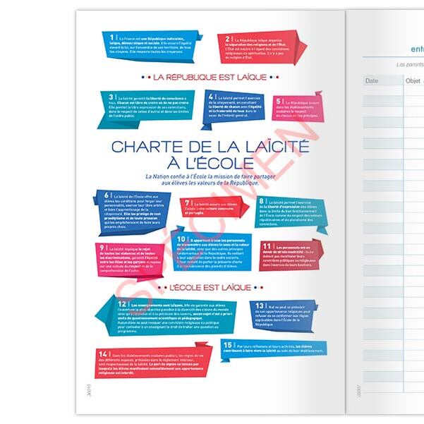 Carnet de liaison Petit Prince personnalisé avec mot du Directeur - Vignette 3