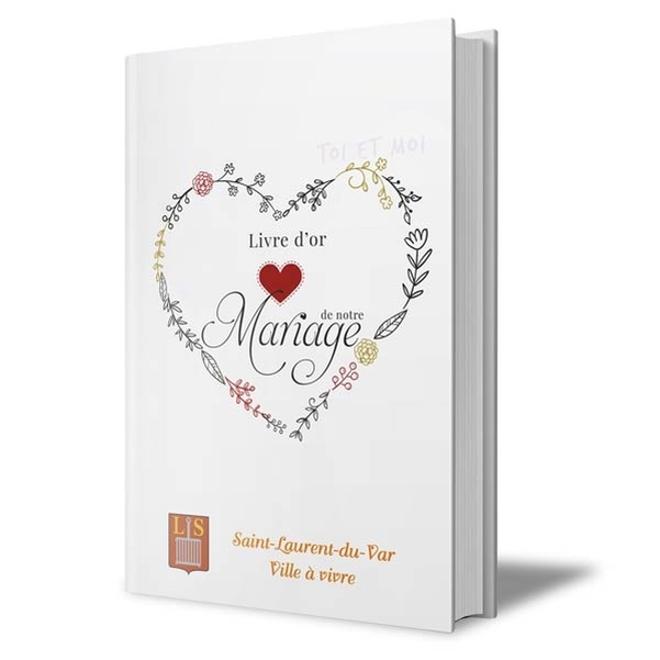 Livre d'or de mariage Nuptia personnalisé
