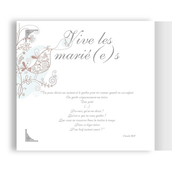 Livre d'or personnalisé Notre Mariage - Vignette 3