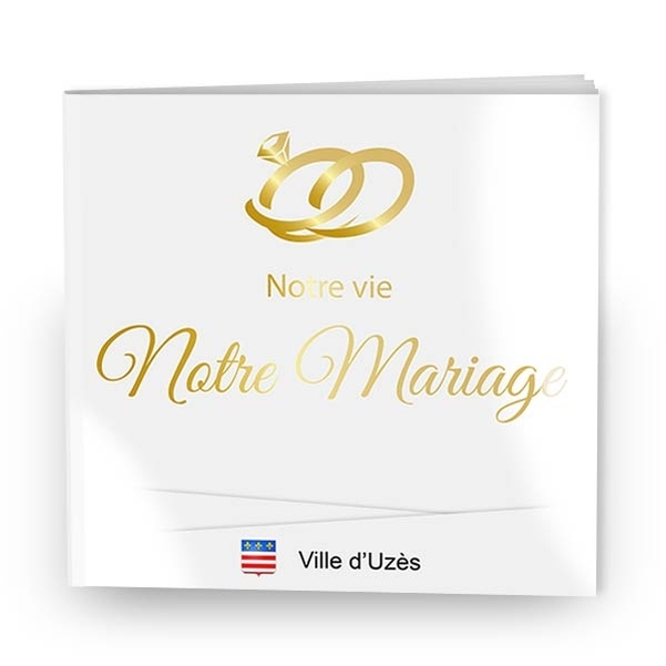 Livre d'or Notre Vie notre Mariage personnalisé