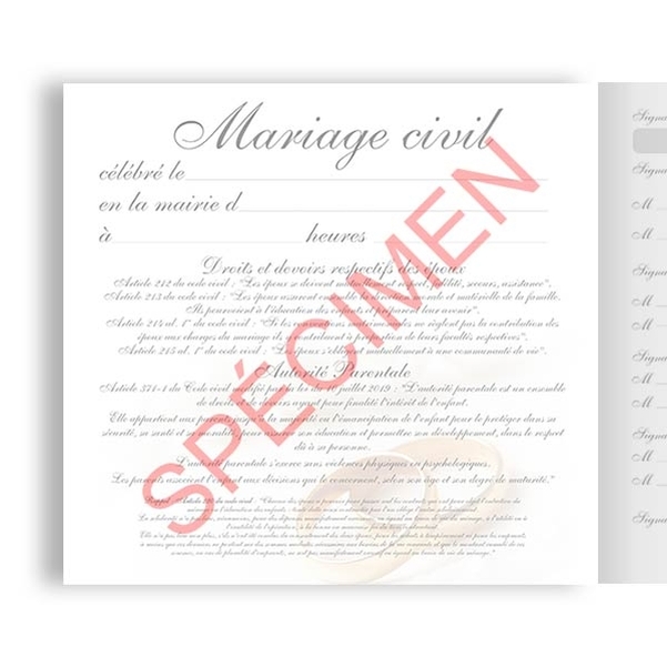 Livre d'or Notre Vie notre Mariage personnalisé - Vignette 2