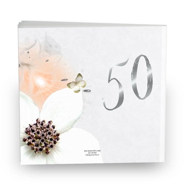 Livre des Noces d'or Design Paper personnalisé - Vignette 2