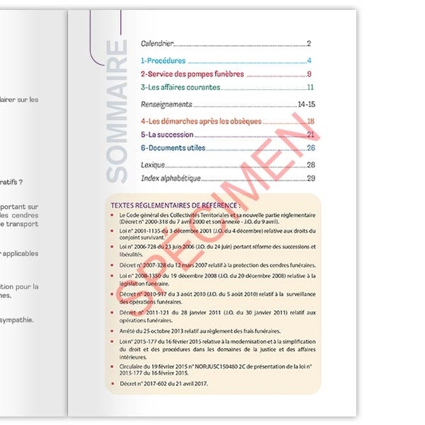 Guide du décès personnalisé - Vignette 2