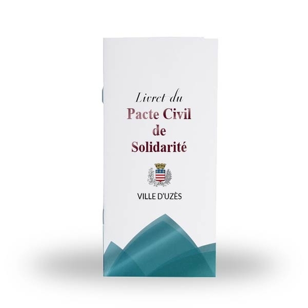 Livret du Pacte Civil de Solidarité (PACS) personnalisé
