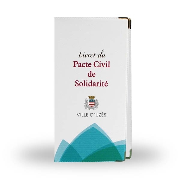 Etui pour livret du PACS personnalisé