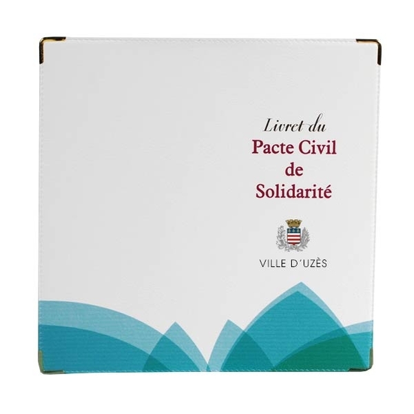 Etui pour livret du PACS personnalisé - Vignette 2