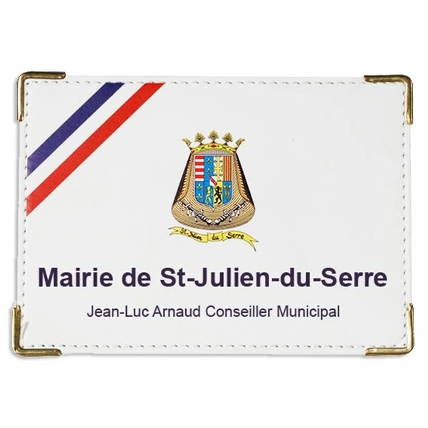 Carte identité de Conseiller(e) Municipal(e) avec étui personnalisé - Vignette 4