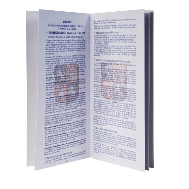 Livret de famille Harmony personnalisé - Version manuscrite - Vignette 3