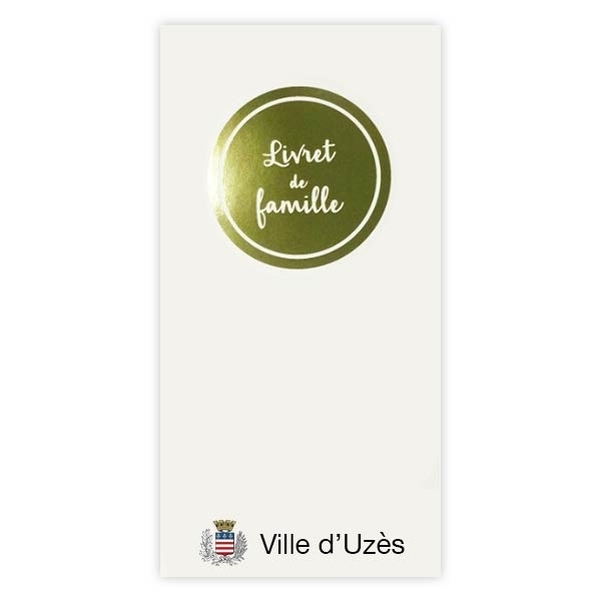 Livret de famille personnalisé effet métal - Version informatique - Vignette 2