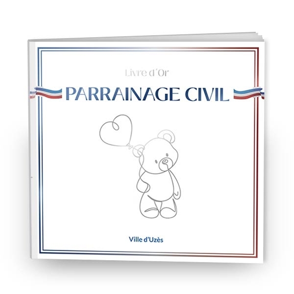 Livre d'Or Mon Parrainage Civil personnalisé
