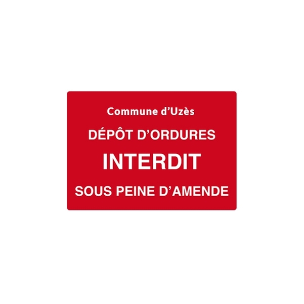 Plaque adhésive  ép.10mm - A4 - 100% Personnalisable