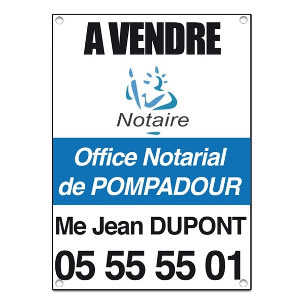 Panneau d'information immobilière Akilux 40x60 cm - Impression recto - Vignette 2