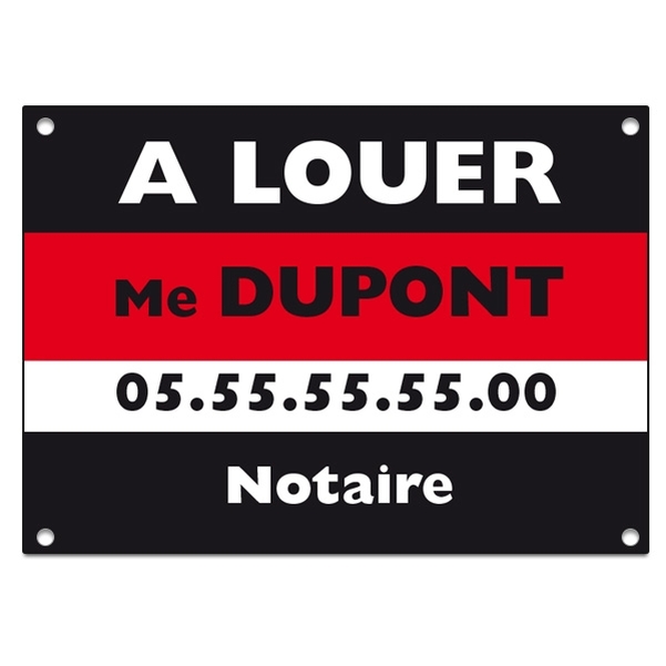 Panneau d'information immobilière Akilux 40x60 cm - Impression recto - Vignette 4