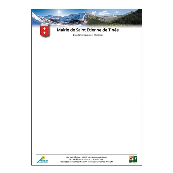 Lettres à en-tête A4 90g - Impression multi-couleurs - Vignette 3
