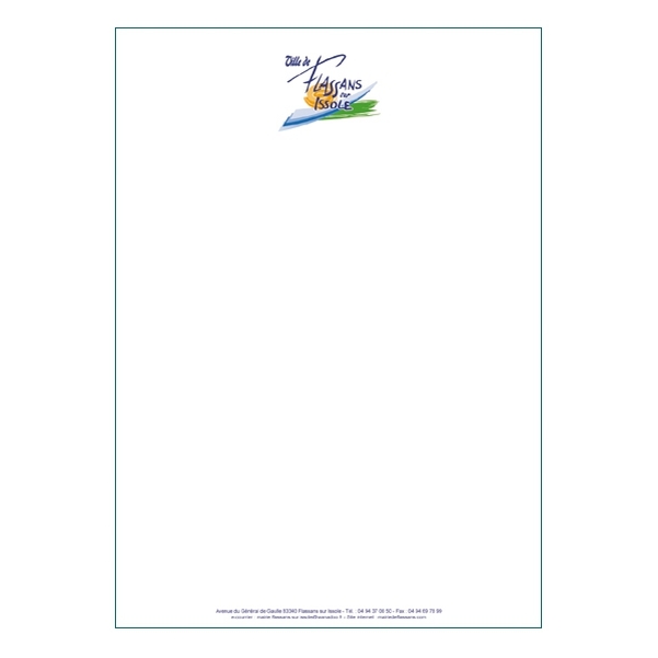 Lettres à en-tête A4 90g - Impression multi-couleurs - Vignette 4