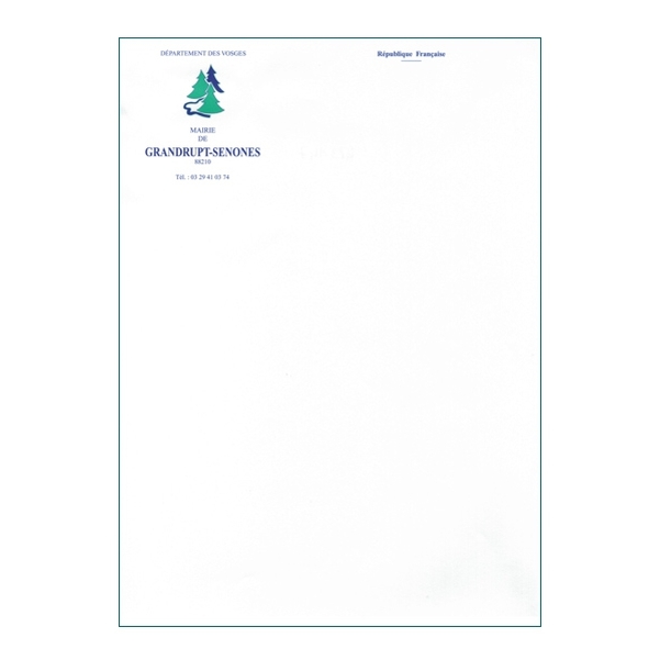 Lettres à en-tête A4 90g - Impression multi-couleurs - Vignette 5