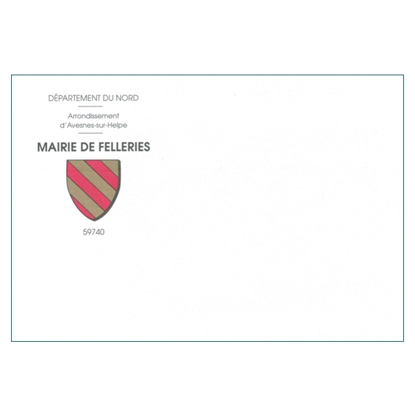 500 Enveloppes C6 (14 x 16.2 cm) - Velin Blanc 80g - Impression RECTO Quadri - Vignette 2