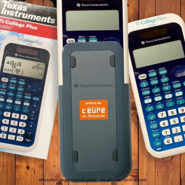 Calculatrice TEXAS INSTRUMENTS TI-Collège Plus Solaire Personnalisée - Vignette 2
