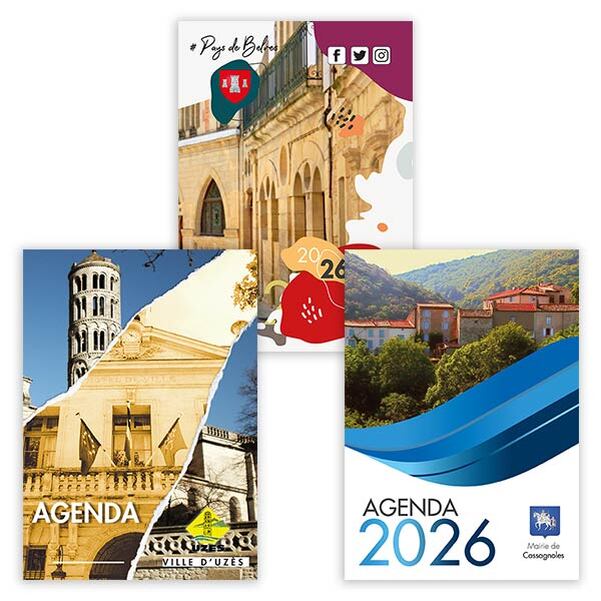 Agenda A4 personnalisé - Année Civile