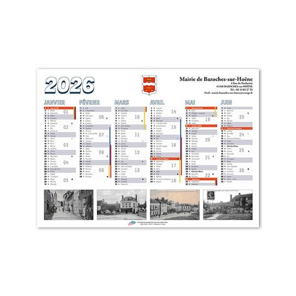 Calendrier 2025 personnalisé 21x29,7 cm