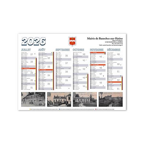 Calendrier 2025 personnalisé 21x29,7 cm - Vignette 2