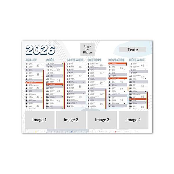 Calendrier 2025 personnalisé 21x29,7 cm - Vignette 4