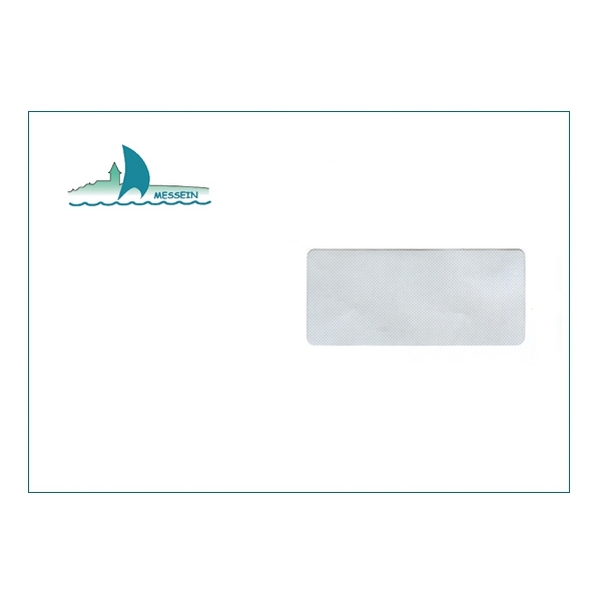 500 Enveloppes C5 (16,2 x 22,9 cm) à fenetre 4,5 cm - Velin Blanc 90g -  Impression RECTO Quadri - Vignette 2